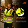 Tr Industrial Class 2 High Visibility 5-Point Breakaway Safety Vest, L TR5PBA-L